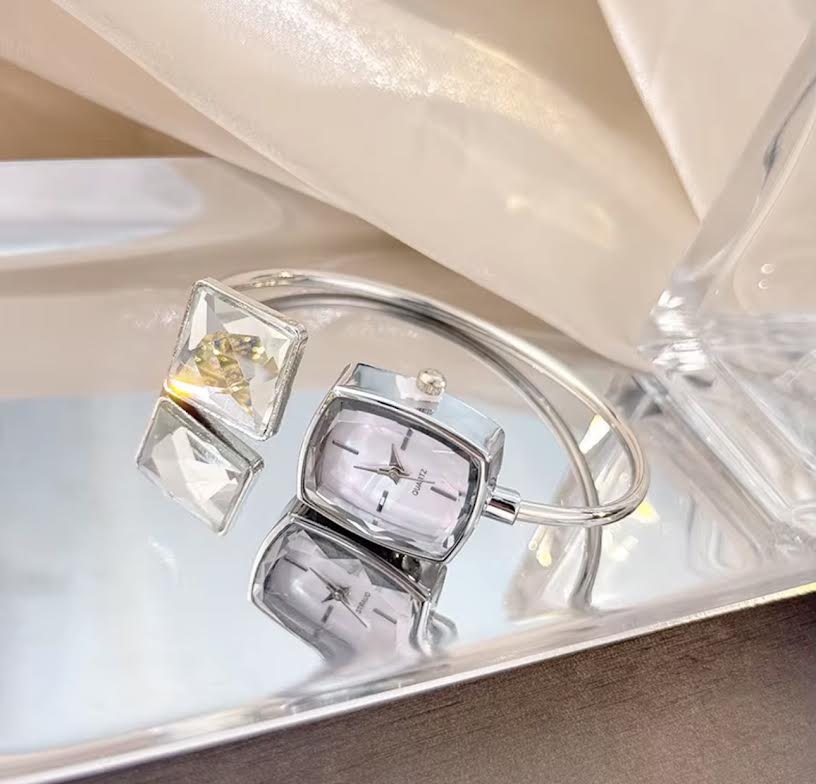 silver watch bracelet