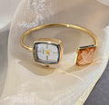 Gold watch bracelet