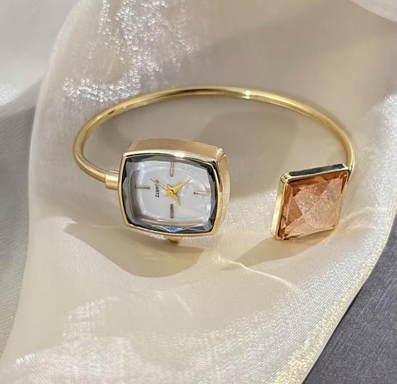 Gold watch bracelet